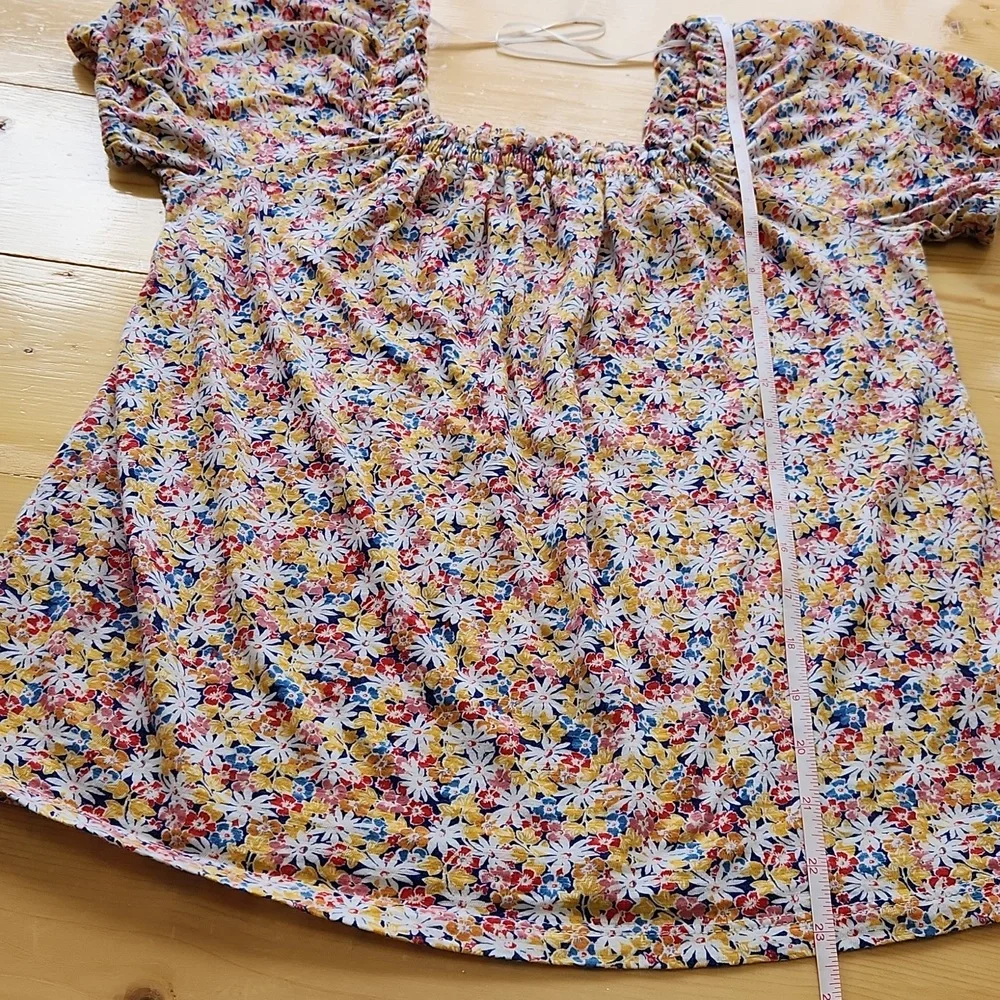 Fat Face Women's Cotton Floral T-Shirt Size 2 - Picture 14 of 14